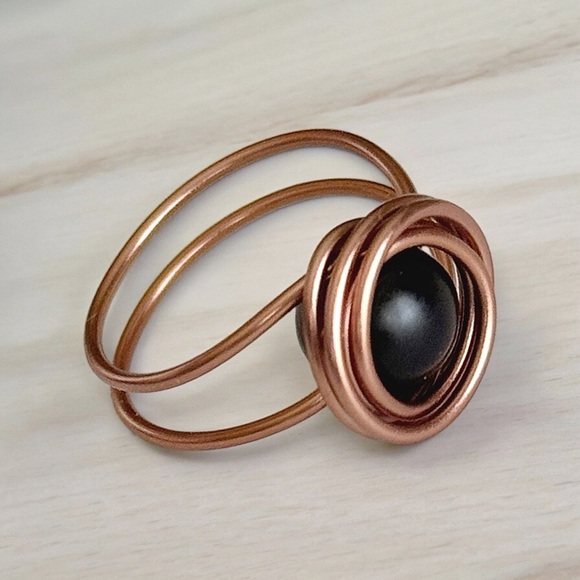 5 For $25💫Alternative Black Ball Ring - Picture 1 of 5